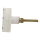 White Round Gold Marble Stone Cabinet Knobs